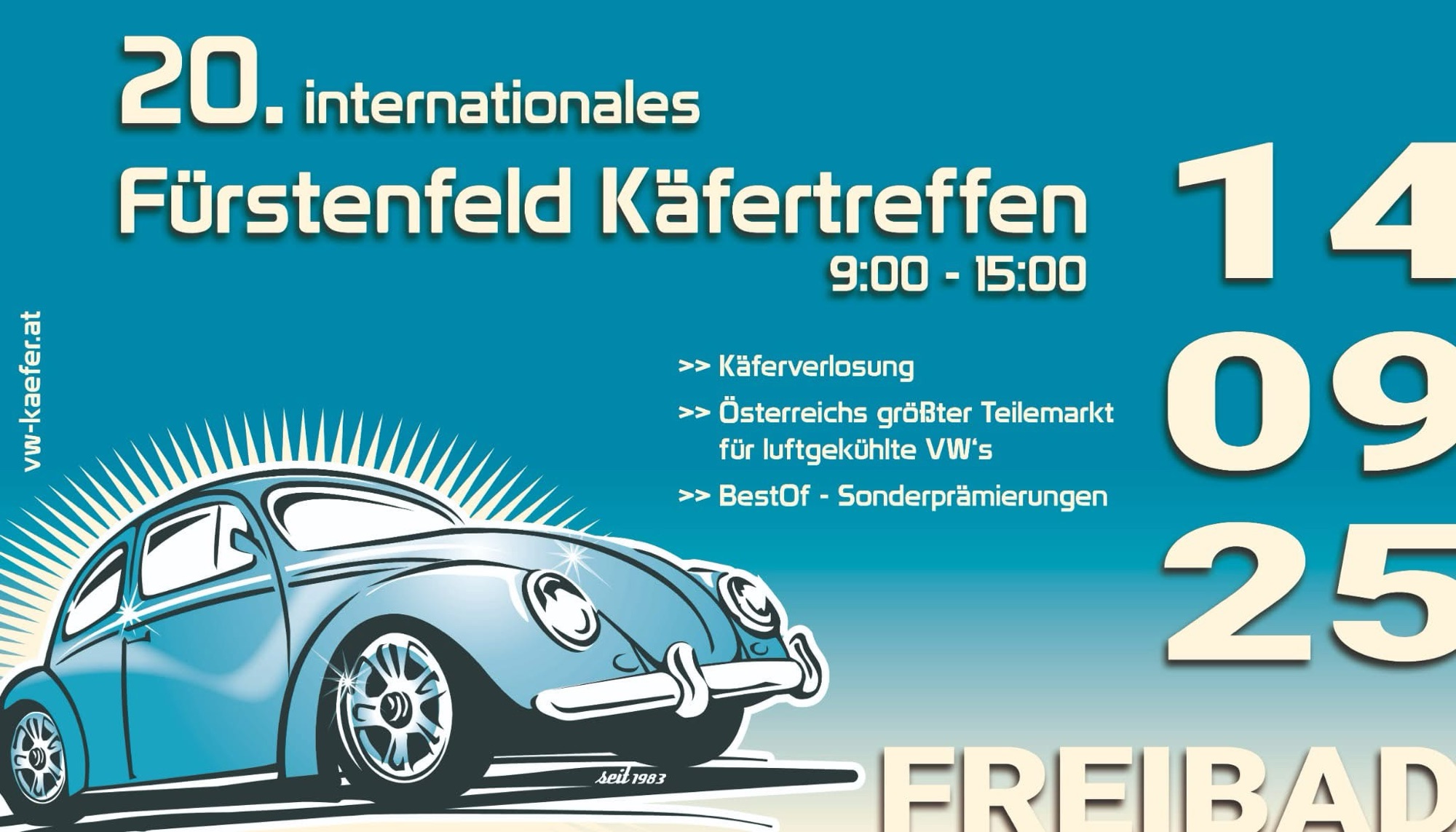 20. internationales Käfertreffen Fürstenfeld, 14.9.2025